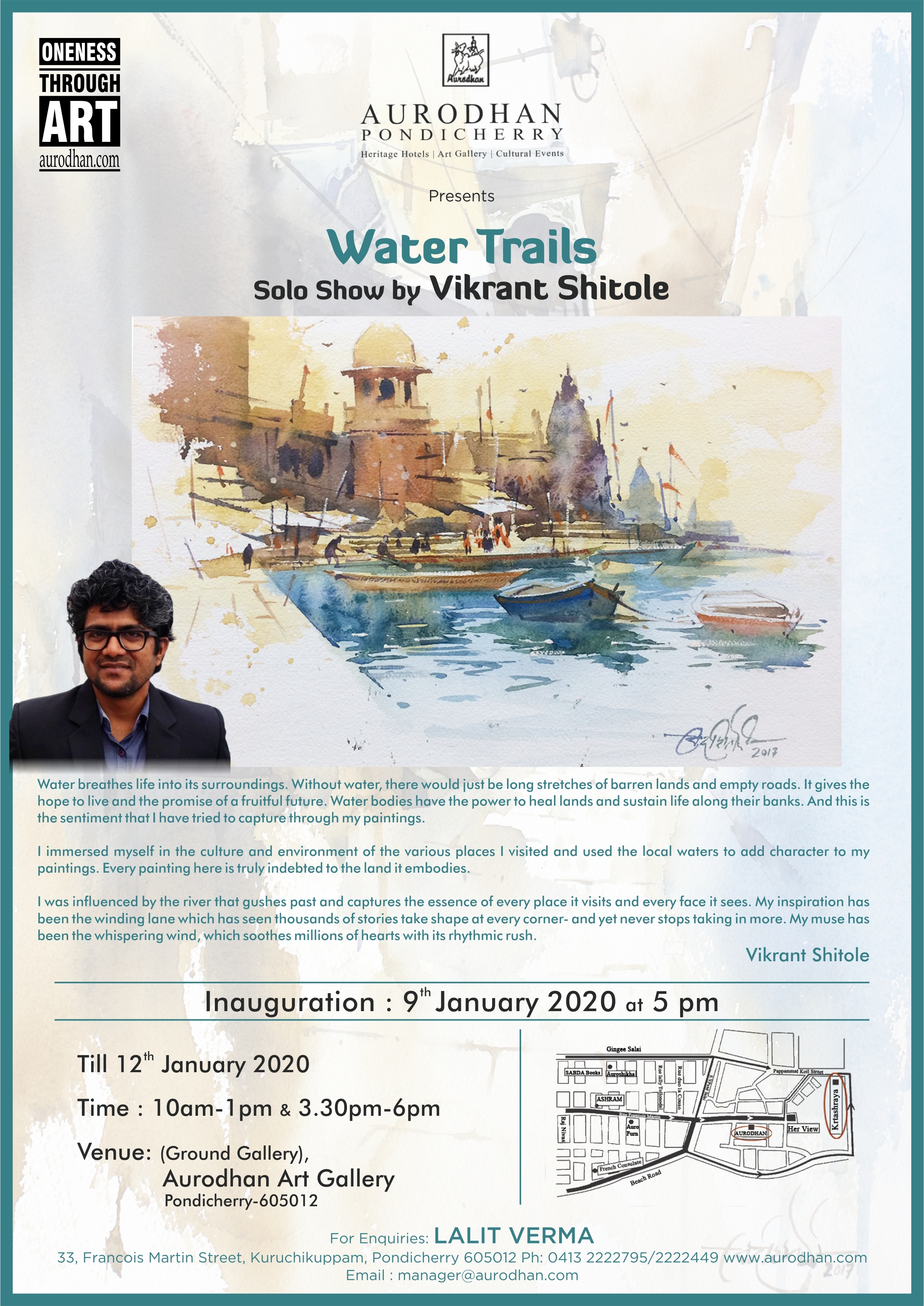 WATER TRAILS - SOLO SHOW BY VIKRANT SHITOLE