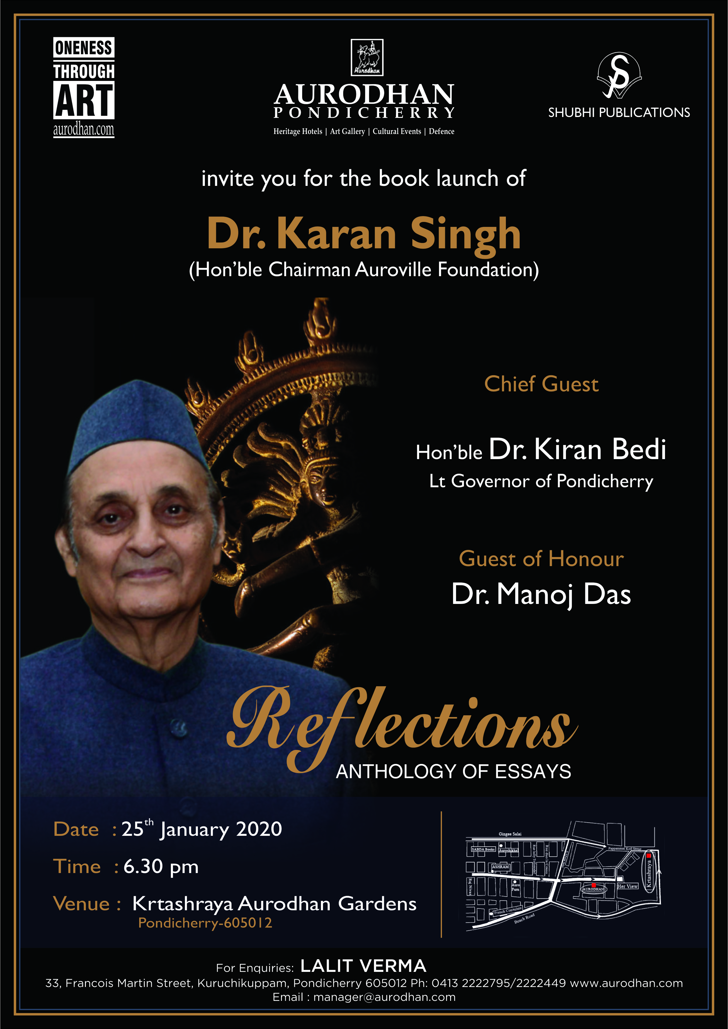 INVITE YOU FOR BOOK LUNCH OF DR. KARAN SINGH